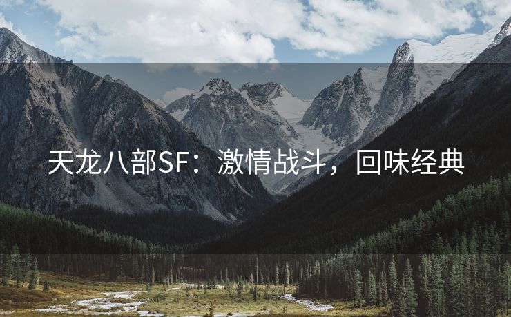 天龙八部SF：激情战斗，回味经典